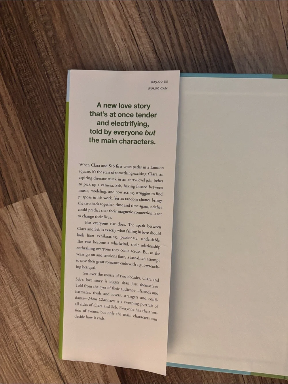 Main Characters by Bobby Palmer — Novel